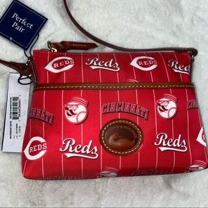 Dooney & Bourke MLB Reds Ginger Crossbody w Coin